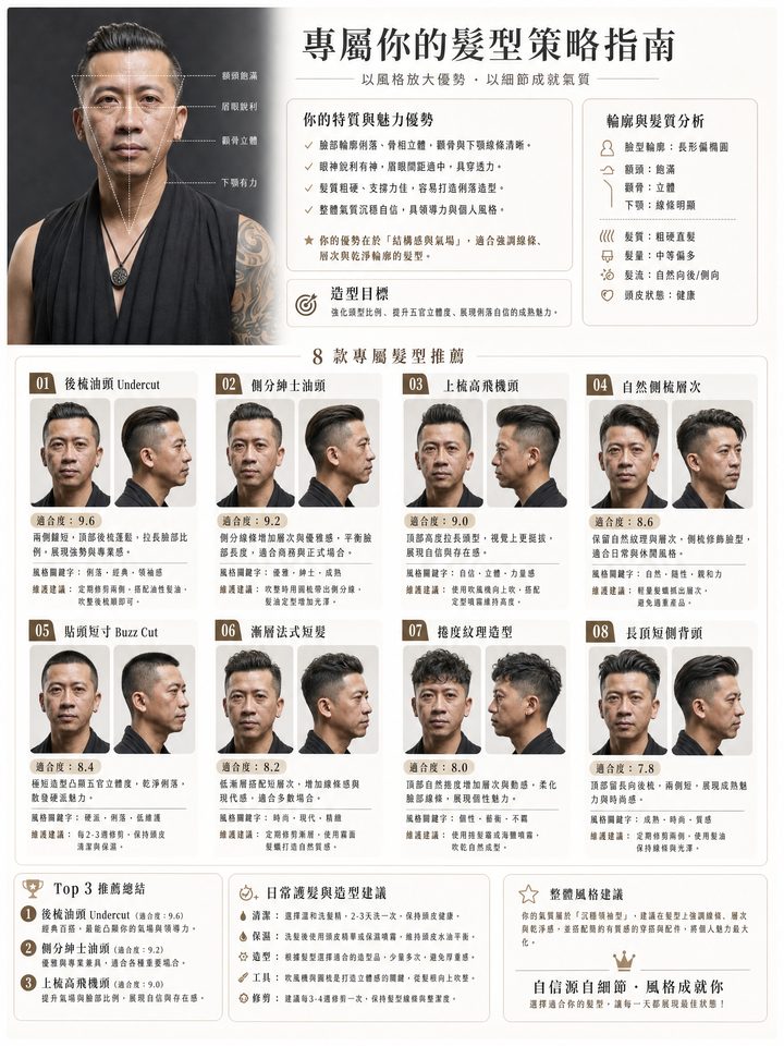 生成結果：髮型顧問報告海報